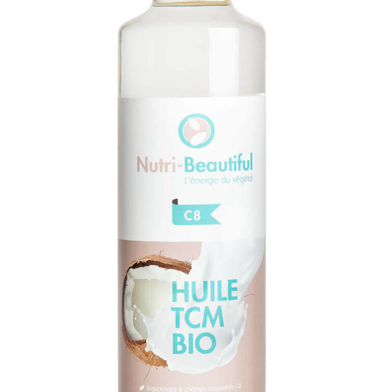 Photo packshote d'une huile naturelle